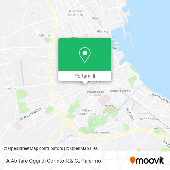 Mappa A Abitare Oggi di Corinto R.& C.