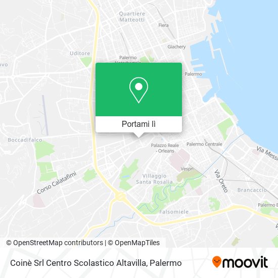 Mappa Coinè Srl Centro Scolastico Altavilla