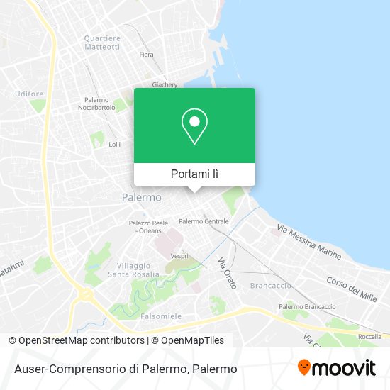 Mappa Auser-Comprensorio di Palermo