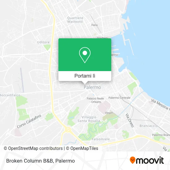 Mappa Broken Column B&B