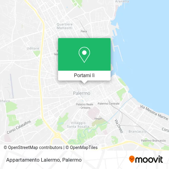Mappa Appartamento Lalermo