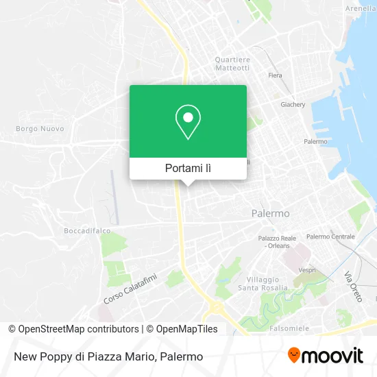 Mappa New Poppy di Piazza Mario