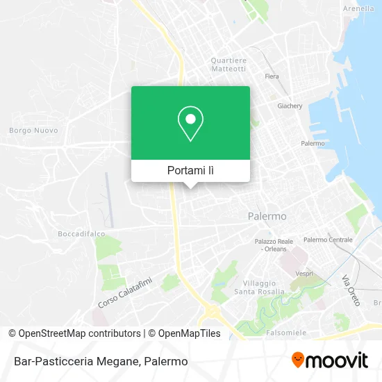 Mappa Bar-Pasticceria Megane