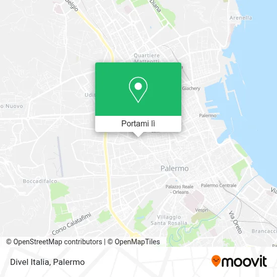 Mappa Divel Italia