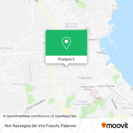 Mappa Not Rassegna dei Vini Franchi