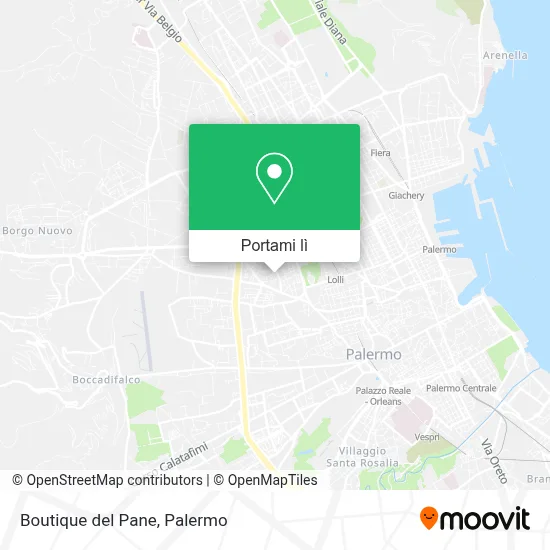 Mappa Boutique del Pane