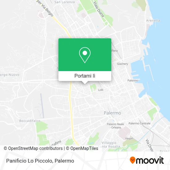 Mappa Panificio Lo Piccolo