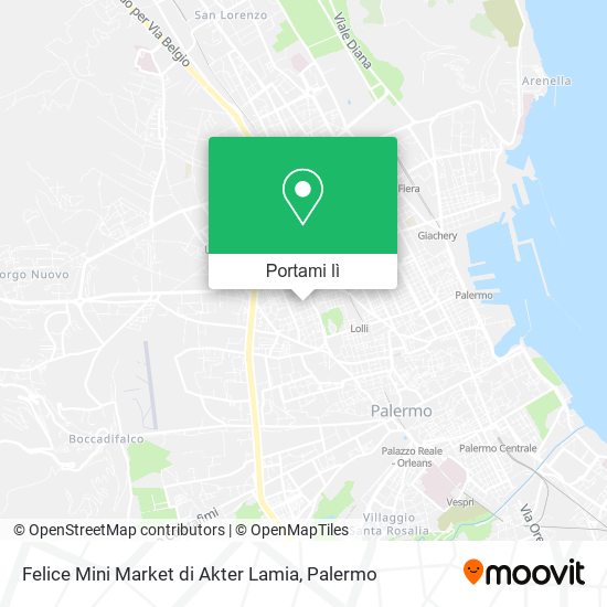 Mappa Felice Mini Market di Akter Lamia