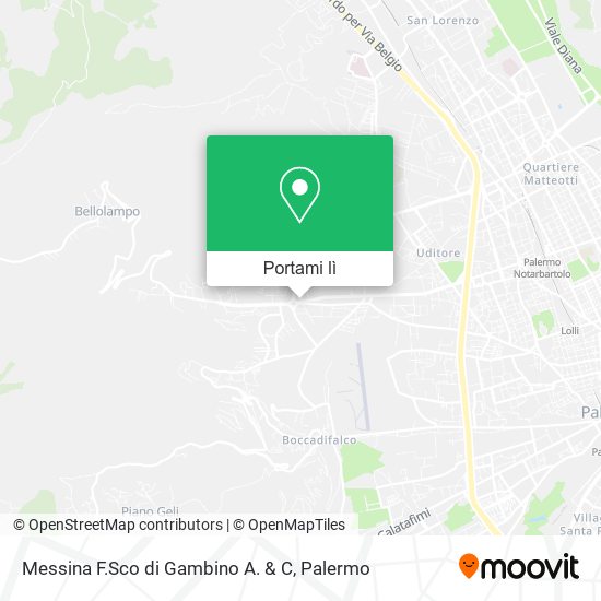 Mappa Messina F.Sco di Gambino A. & C