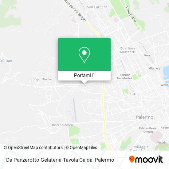 Mappa Da Panzerotto Gelateria-Tavola Calda