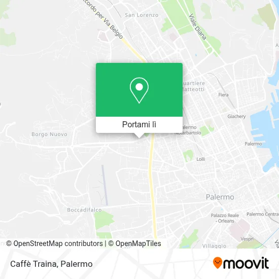 Mappa Caffè Traina