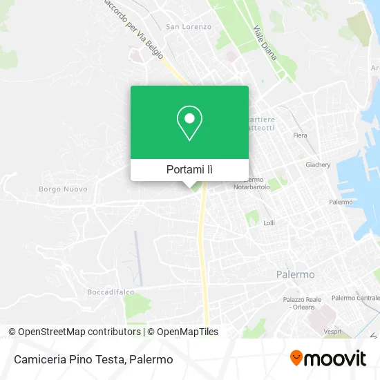 Mappa Camiceria Pino Testa