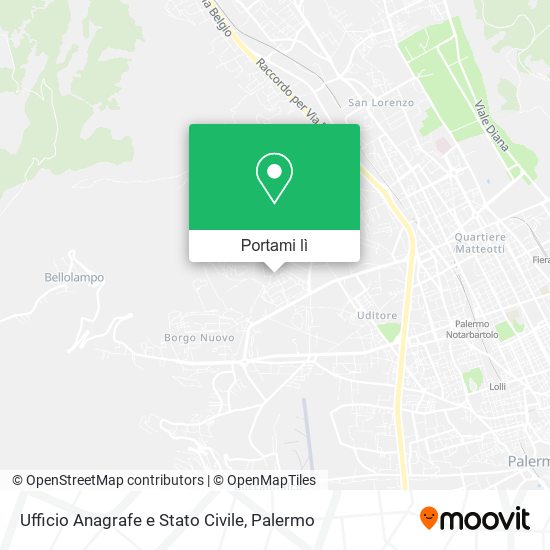 Mappa Ufficio Anagrafe e Stato Civile