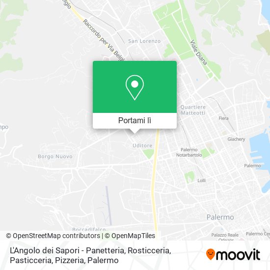 Mappa L'Angolo dei Sapori - Panetteria, Rosticceria, Pasticceria, Pizzeria