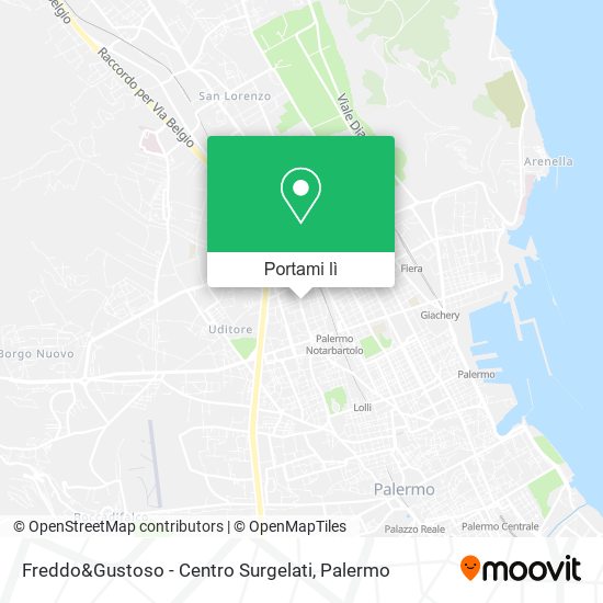 Mappa Freddo&Gustoso - Centro Surgelati