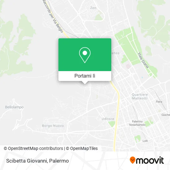 Mappa Scibetta Giovanni