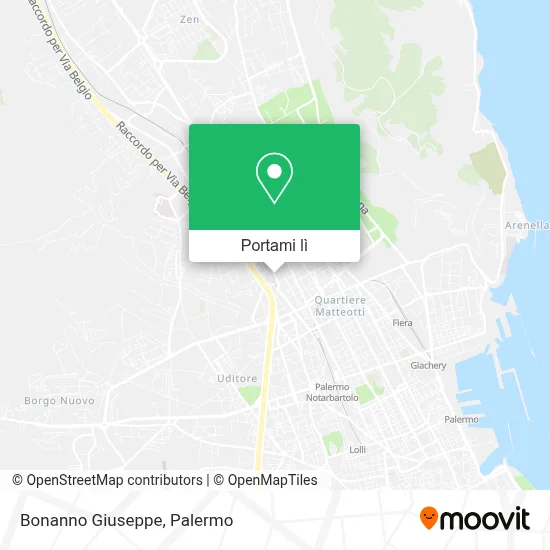 Mappa Bonanno Giuseppe