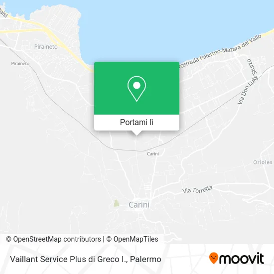 Mappa Vaillant Service Plus di Greco I.