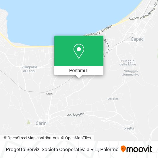 Mappa Progetto Servizi Società Cooperativa a R.L.