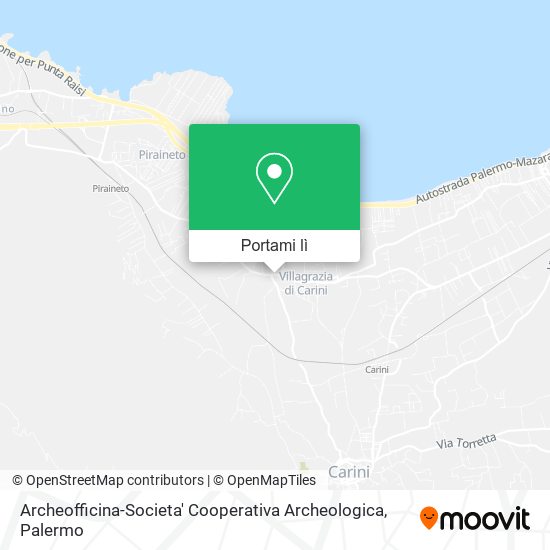Mappa Archeofficina-Societa' Cooperativa Archeologica