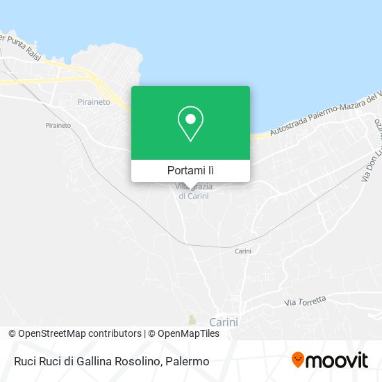 Mappa Ruci Ruci di Gallina Rosolino