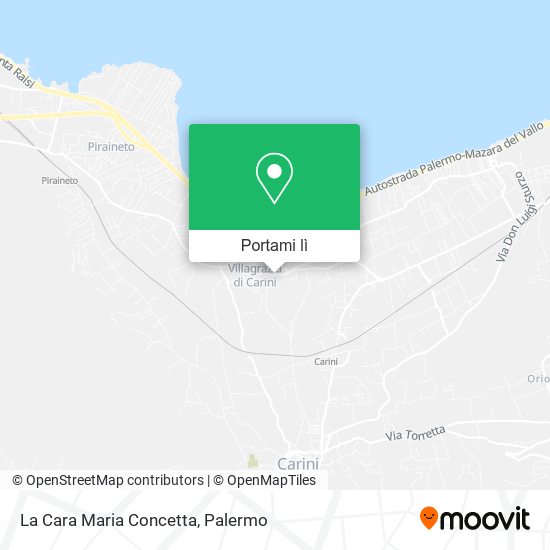 Mappa La Cara Maria Concetta