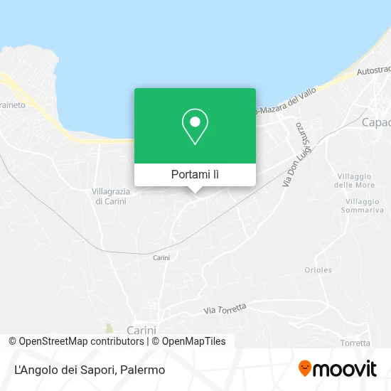 Mappa L'Angolo dei Sapori