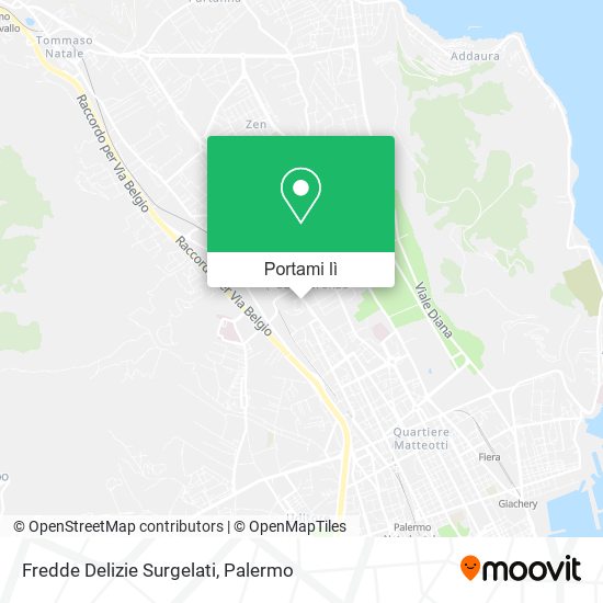 Mappa Fredde Delizie Surgelati