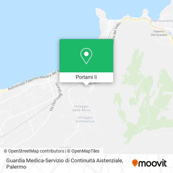 Mappa Guardia Medica-Servizio di Continuità Aistenziale