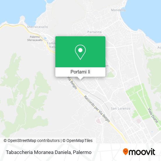 Mappa Tabaccheria Moranea Daniela