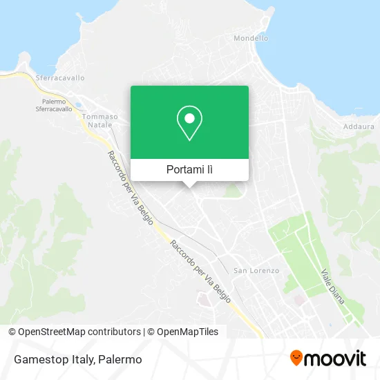 Mappa Gamestop Italy