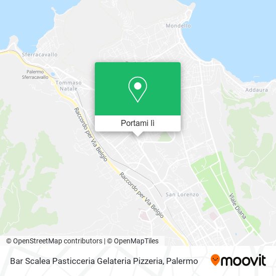 Mappa Bar Scalea Pasticceria Gelateria Pizzeria