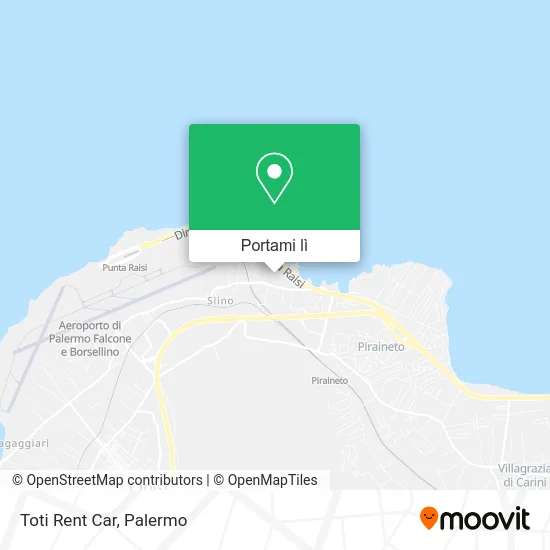 Mappa Toti Rent Car