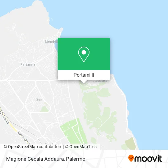 Mappa Magione Cecala Addaura