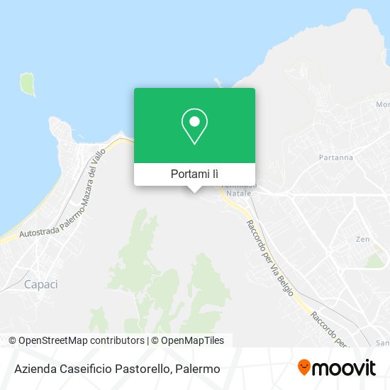 Mappa Azienda Caseificio Pastorello