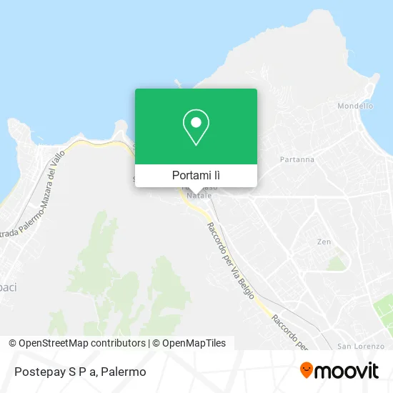 Mappa Postepay S P a