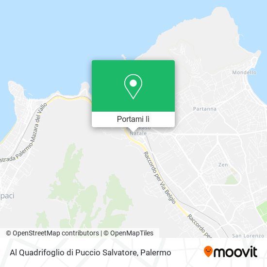 Mappa Al Quadrifoglio di Puccio Salvatore