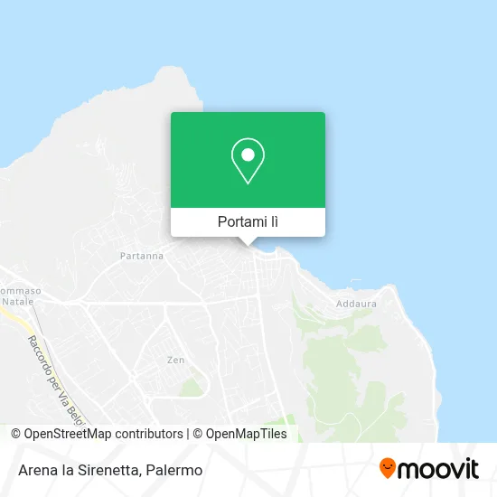 Mappa Arena la Sirenetta