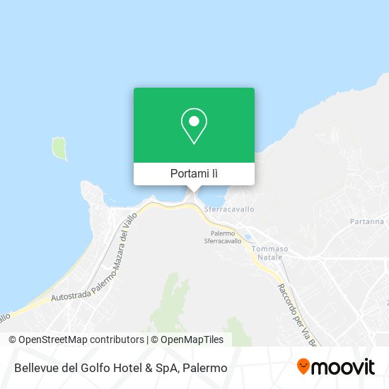 Mappa Bellevue del Golfo Hotel & SpA
