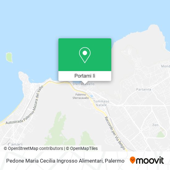 Mappa Pedone Maria Cecilia Ingrosso Alimentari