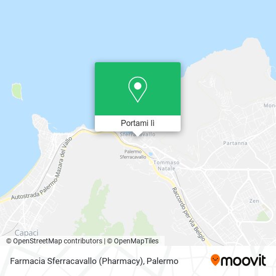 Mappa Farmacia Sferracavallo (Pharmacy)