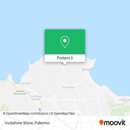 Mappa Vodafone Store