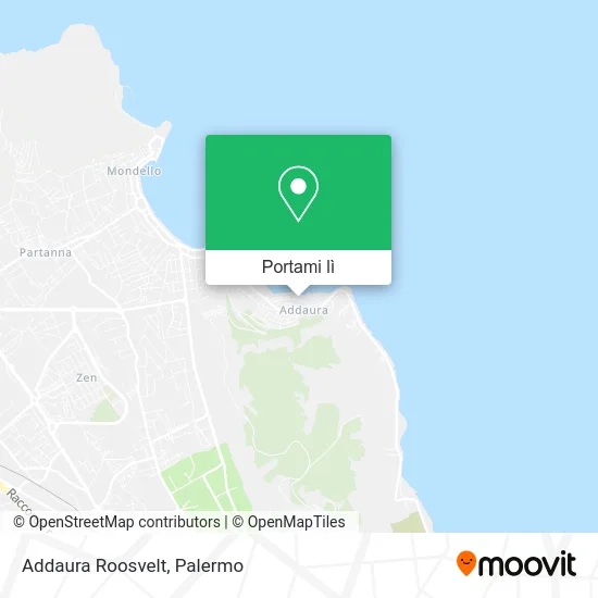 Mappa Addaura Roosvelt