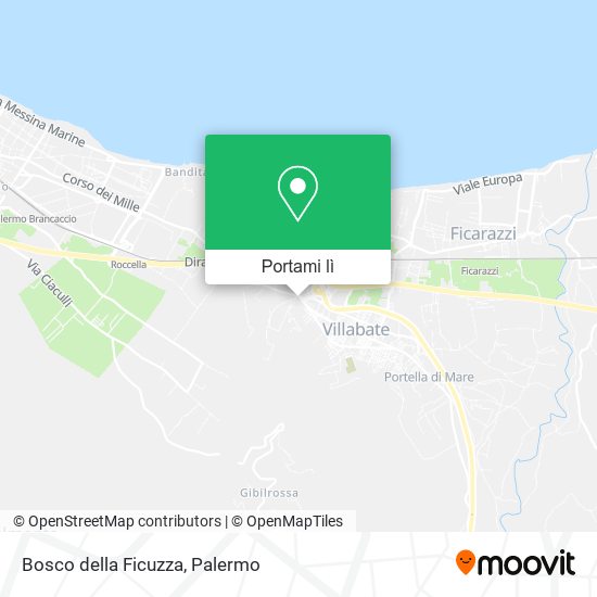 Mappa Bosco della Ficuzza