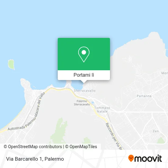 Mappa Via Barcarello  1