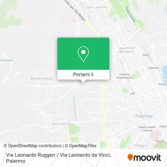 Mappa Via Leonardo Ruggeri / Via Leonardo da Vinci