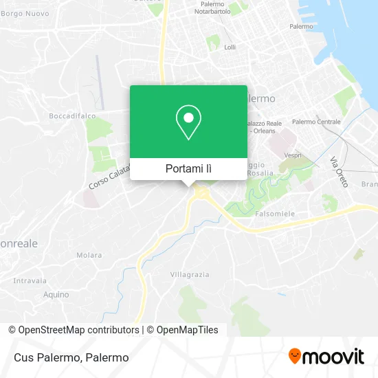 Mappa Cus Palermo