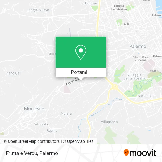 Mappa Frutta e Verdu