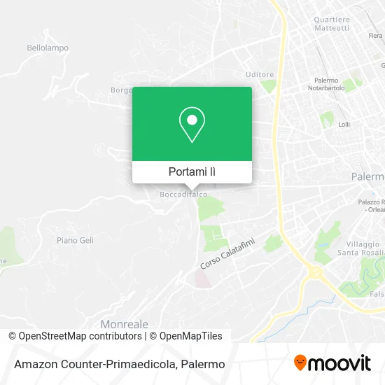 Mappa Amazon Counter-Primaedicola