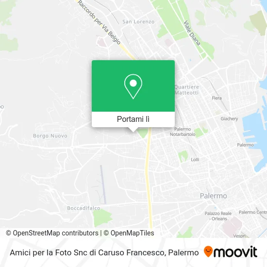 Mappa Amici per la Foto Snc di Caruso Francesco